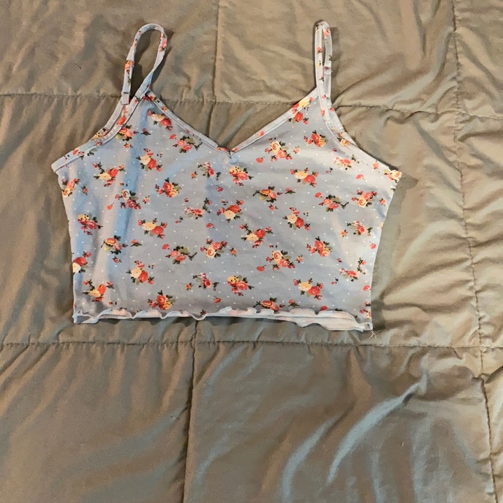 Floral crop top